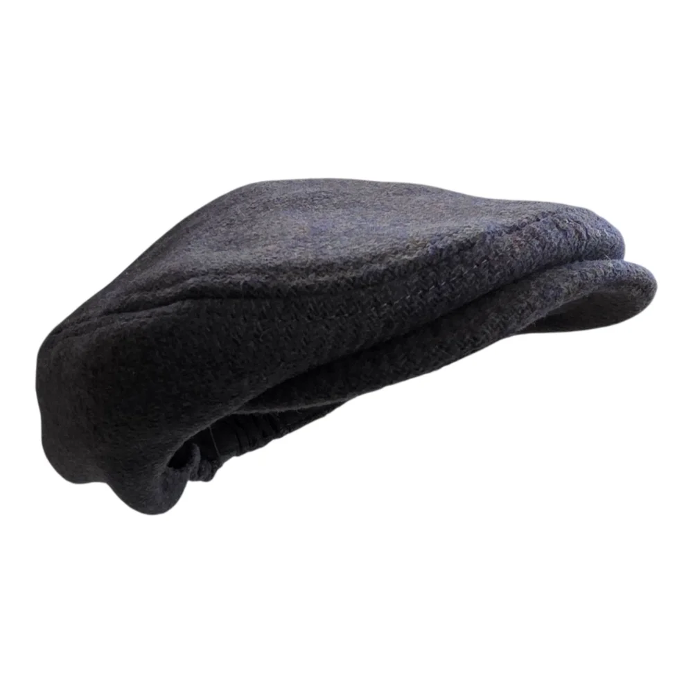 Cat Jack Toddler Kids Flat Cap Hat 2T 5T Gray Tweed Herringbone